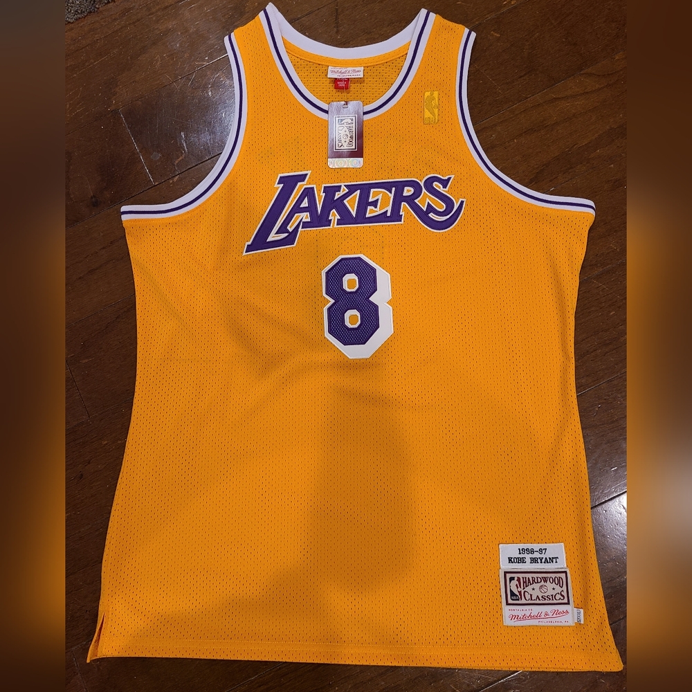 Kobe Bryant Los Angeles Lakers Gold #8 Jersey